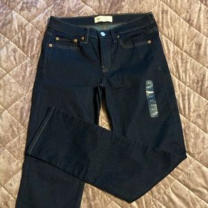 Gap Dark Wash Straight Jeans